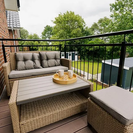 Küsten De Diek - 2 Direkte Deichlage, Hafenblick, Balkon, 77qm